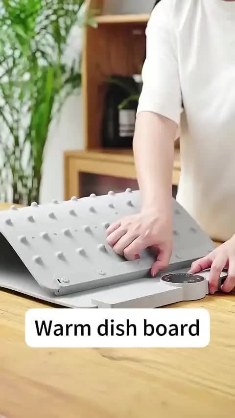 Flexible Roll-fold Design Storage Warming Plate Rice Warming Plate Multi-functional square Dining Table
