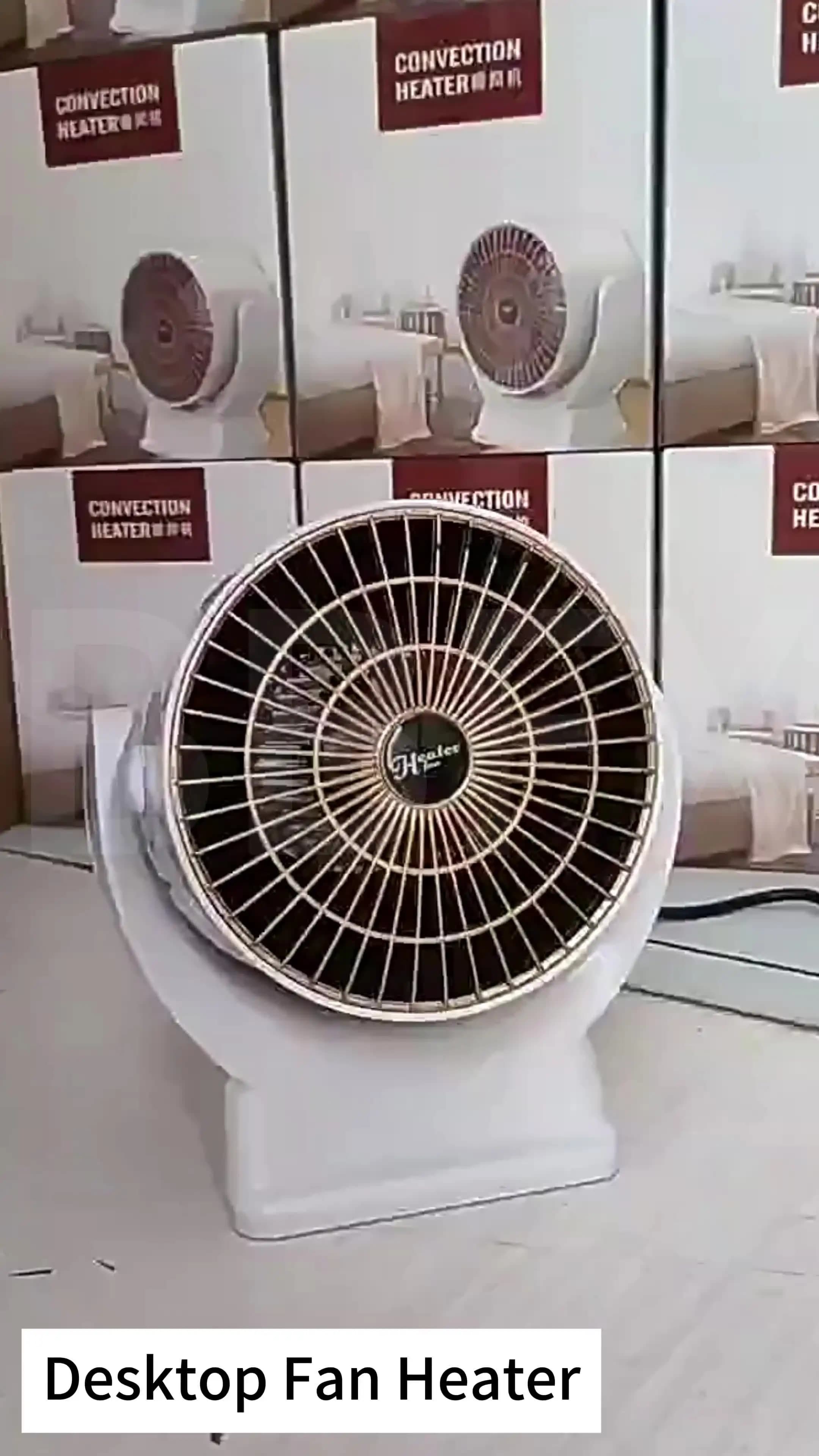 Home Office Heating Miracle Angle Adjustable Desktop Fan Heater Environmental protection and Energy Saving Dormitory Mini Heater