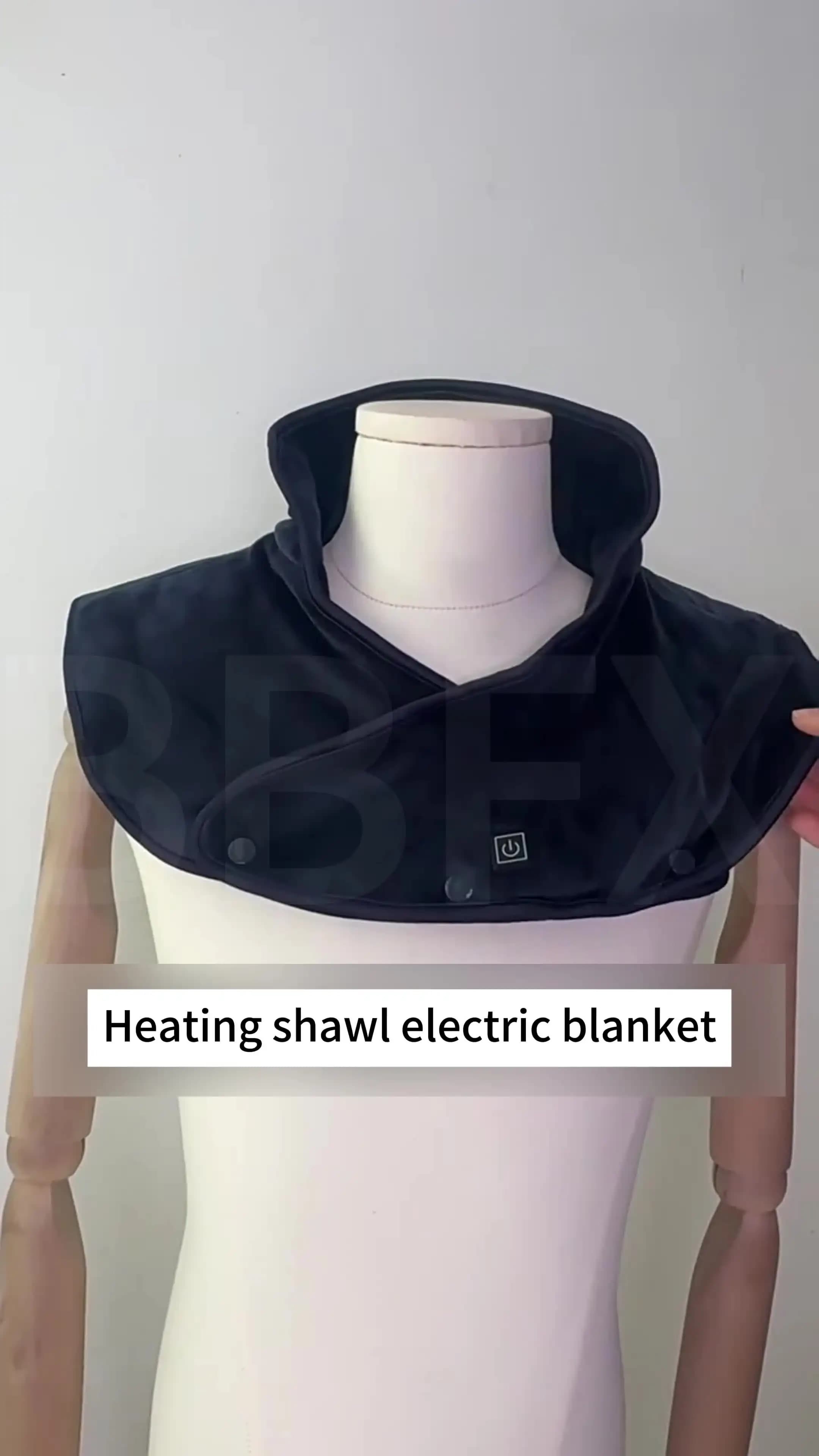 New Heated Vest with Neck Warmer Warm Neck Protector & Full-Body Shawl Essential Winter Warmth