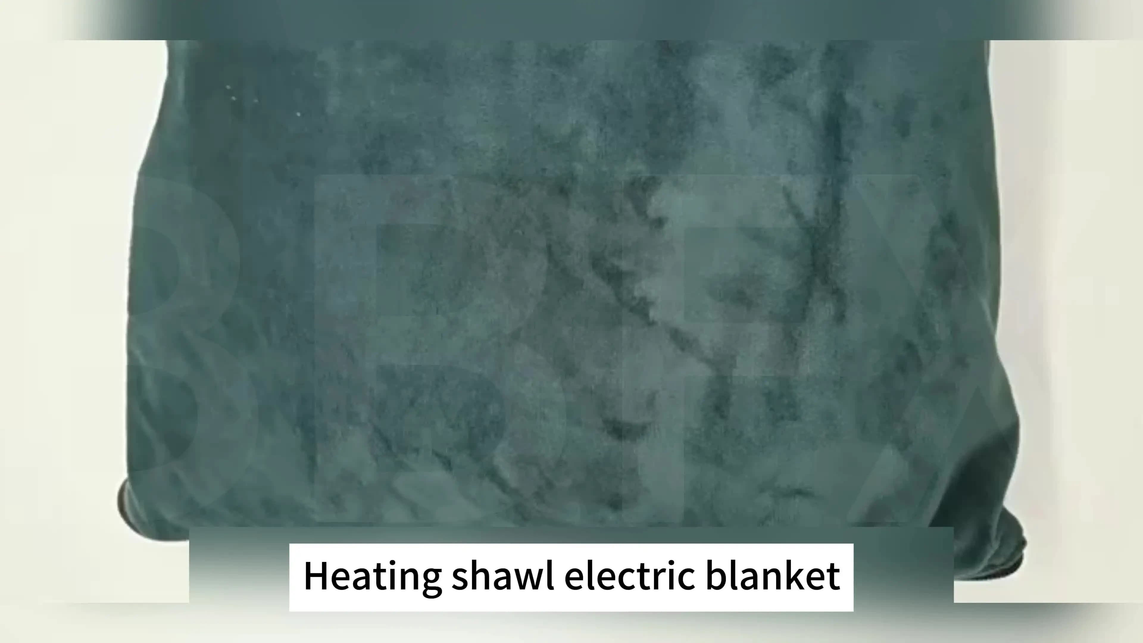 Heated Blanket for Office Lunchtime Rest Fleece-Lined Thermal Shawl Electric Heated Thermal Shawl Cover Heated Blanket