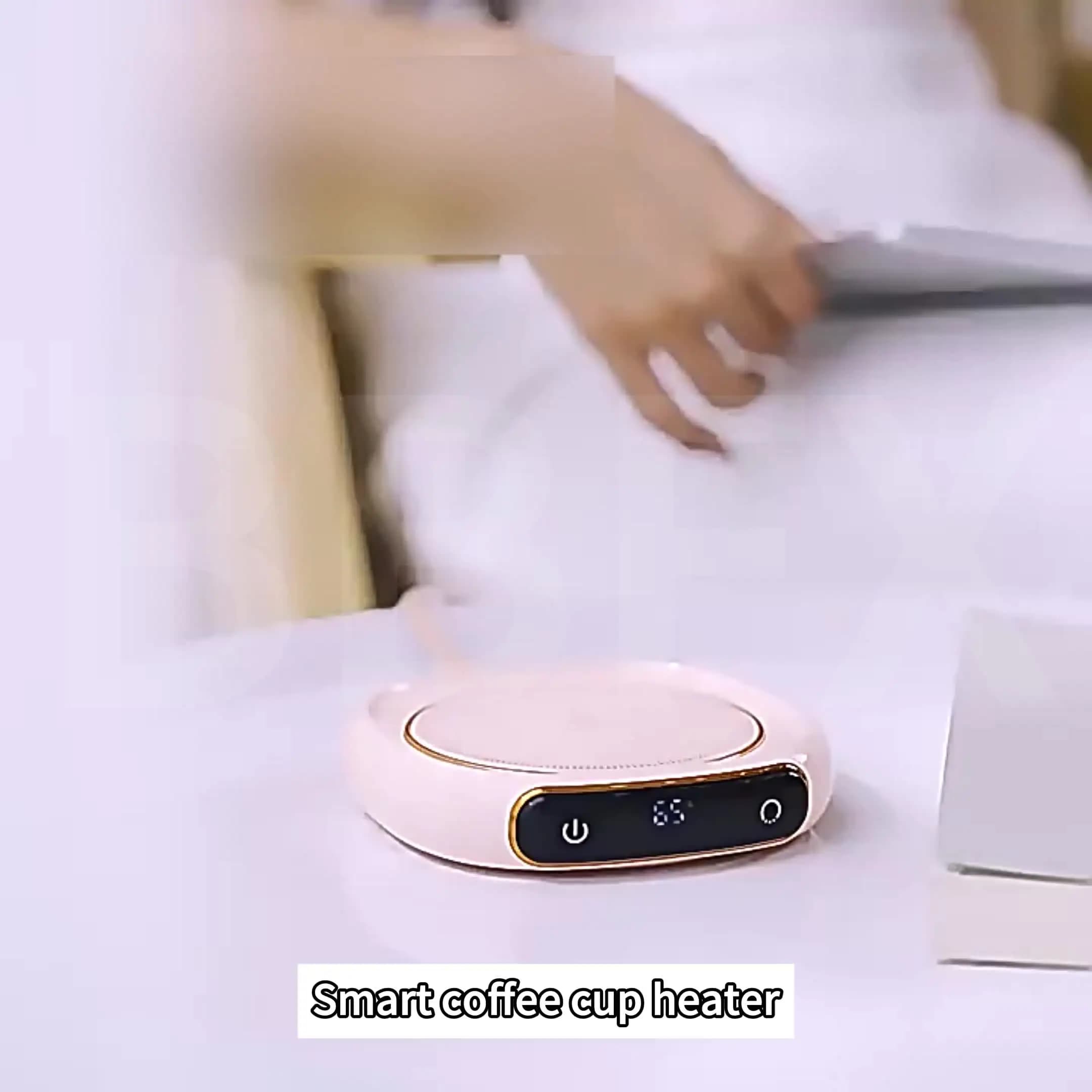 Adjustable Electric Cup Warmer Pad Thermostatic Heated Coaster for Coffee Tea Milk Water USB/Battery Powered Available