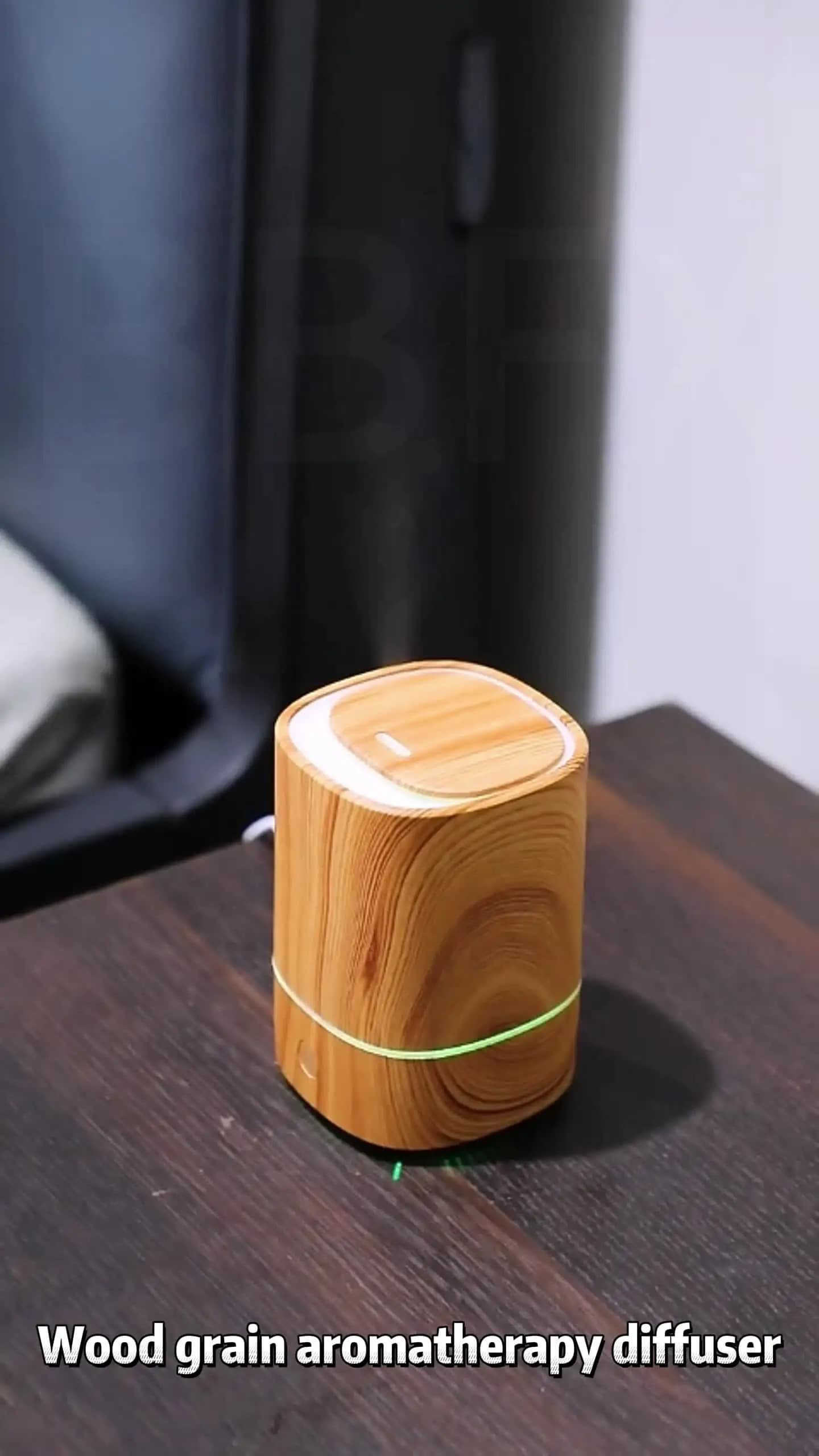 Ultrasonic Wood Grain Aromatherapy Machine Essential Oil Diffuser USB Desktop Humidifier Home Aromatherapy
