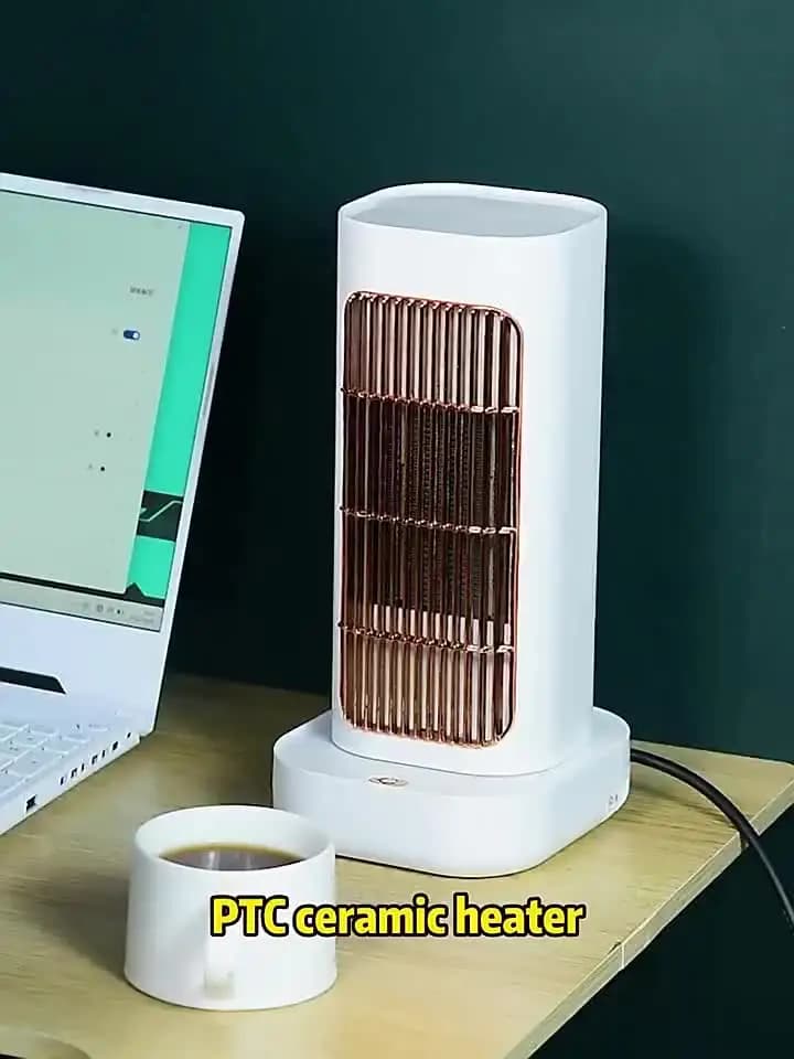 New Thermostatic Heater Vertical Household Rapidly Warming Electric Heater Shaking Head Large Range Send Warmer