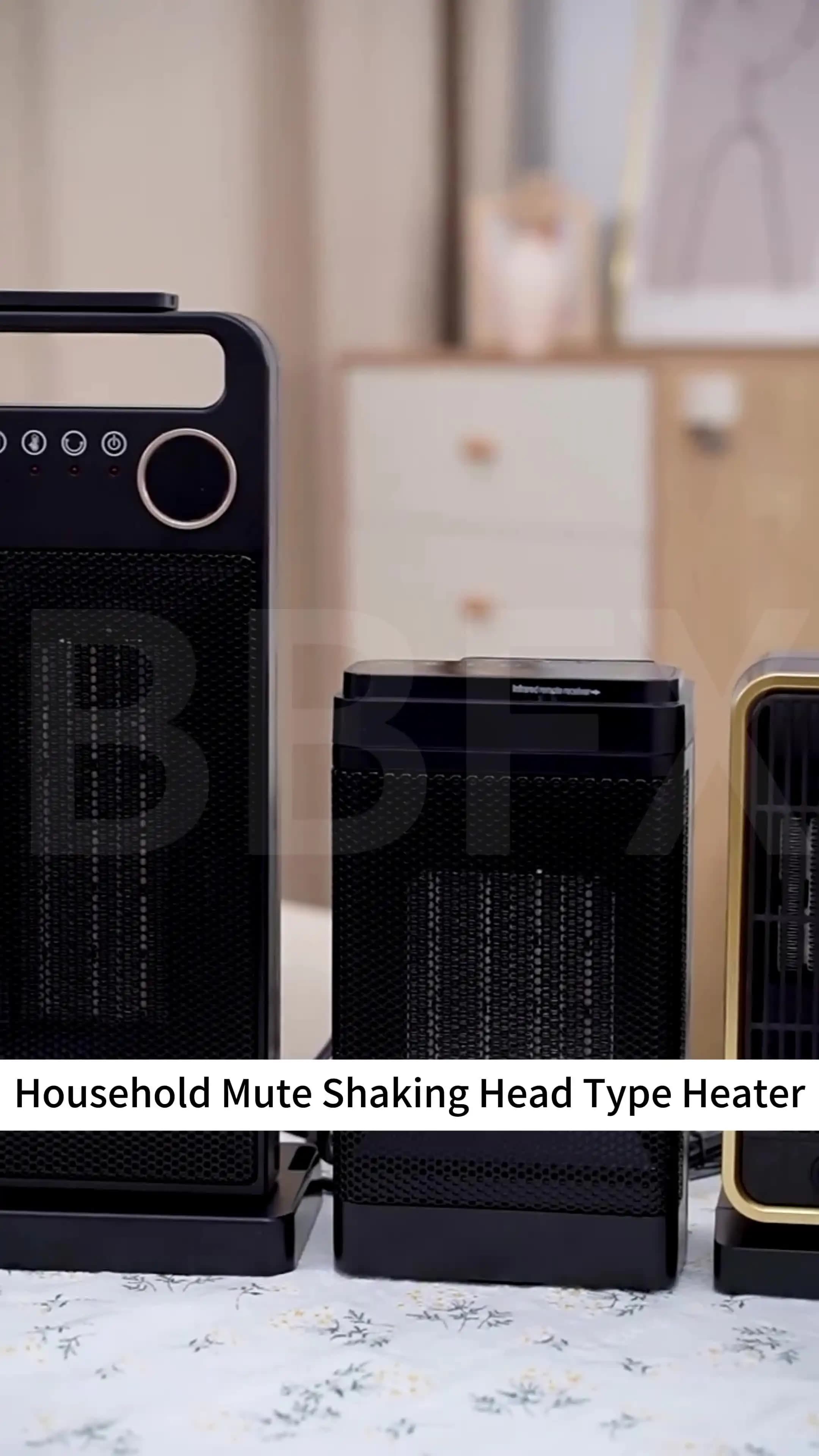 The New Heater Remote Control Touch Screen Heater Home Small Office Can Shake the Head of the Cold and Warm Dual-use Heater
