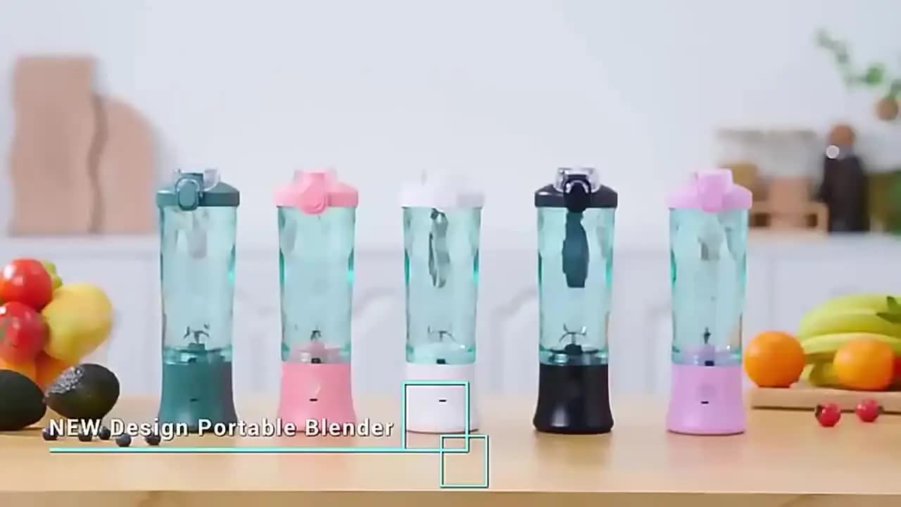 New Portable Juice Extractor Large Capacity Multifunctional Electric Juice Extractor Cup Sports Fitness Blender Cup