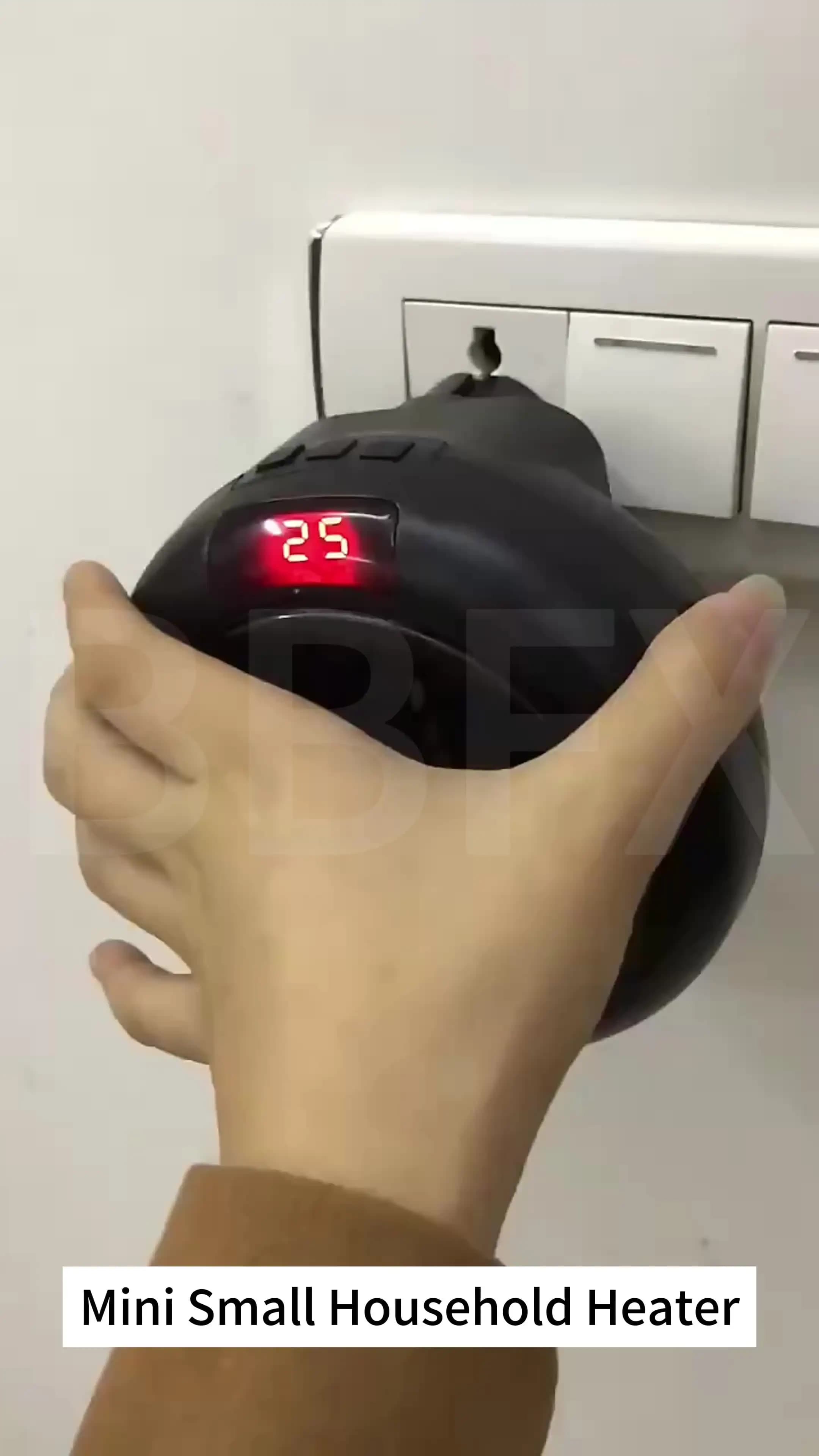 Mini Small Household Heater Fast Heating Hot air Blower Desktop Portable Wall-mounted Round Electric Heater