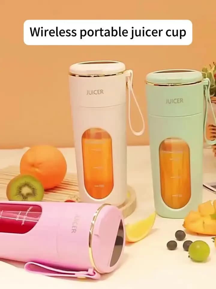 New Wireless Portable Juicer Large Capacity Battery Home Small Portable Fruit Juice Cup Outdoor Multi-function Electric Juicer