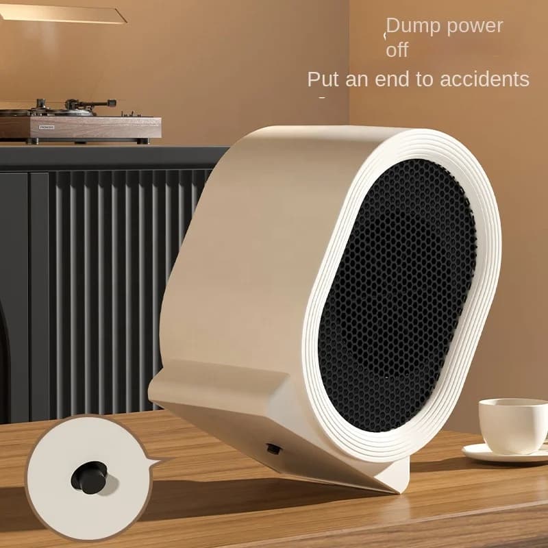 The New Simple Design Desktop Heater Home Office Heater Heat Dissipation Uniform Dumping Power off Electric Heater 5