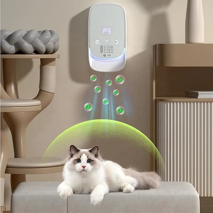 Wall Mounted UV Sterilization Air Ionizer Ozone Generator  Odor Eliminator for Pet Area Wardrobe Kitchen 3