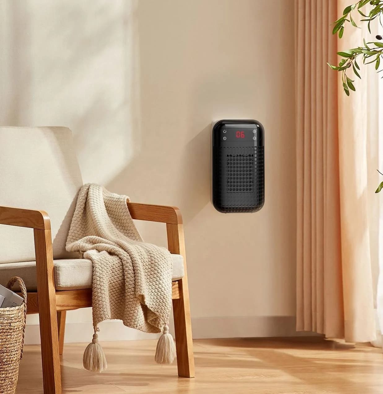 Compact Quick Heating Heater Household Wall Mounted Design Heater Bath Available Office Mini Convenient Heater 4