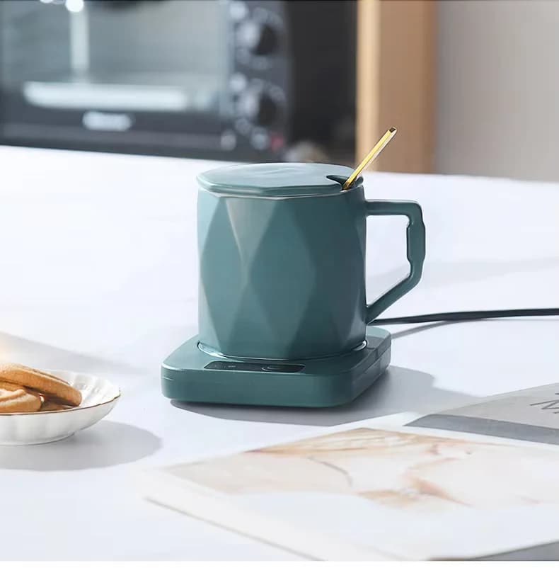 Constant Temperature Cup Gift Box Heating Cup Pad Insulating Ceramic Business Creative Cup Gift Mugs 55 Degree Warm Cup 4