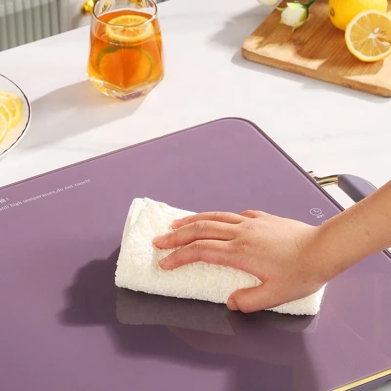 High-value Warming Plate Exquisite Appearance Meals Constant Temperature Heating Insulation Board Household square Heating Plate 2