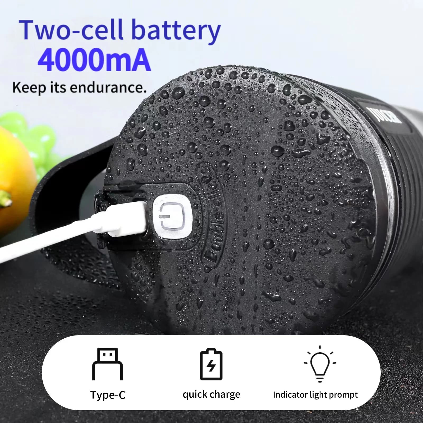 Wireless Portable Large-capacity Mini Electric Juicer Multi-function Easy to Operate Juice Cup Kitchen Efficient Mixing Cup 5
