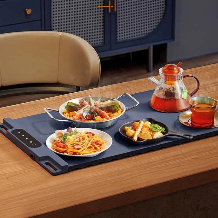 Foldable Flexible Warming Plate Portable Household Dining Table Pad Evenly Heated Plate Multifunctional Hot Meal Warming Plate 6
