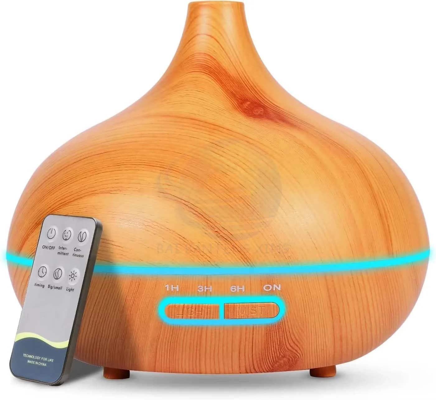 Air Aromatherapy Diffuser Woodgrain Home Bedroom Hotel Ultrasonic Essential Oil Mist Humidifier 4