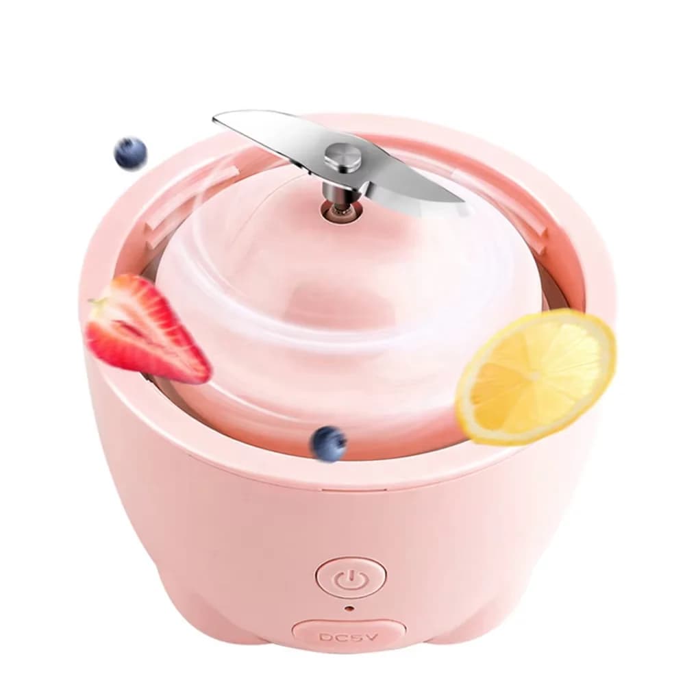 New Mini Wireless Portable Fruit Juice Rabbit Shape Usb Rechargeable Juicing Cup Home Small Blender Multi-function Juicer 6