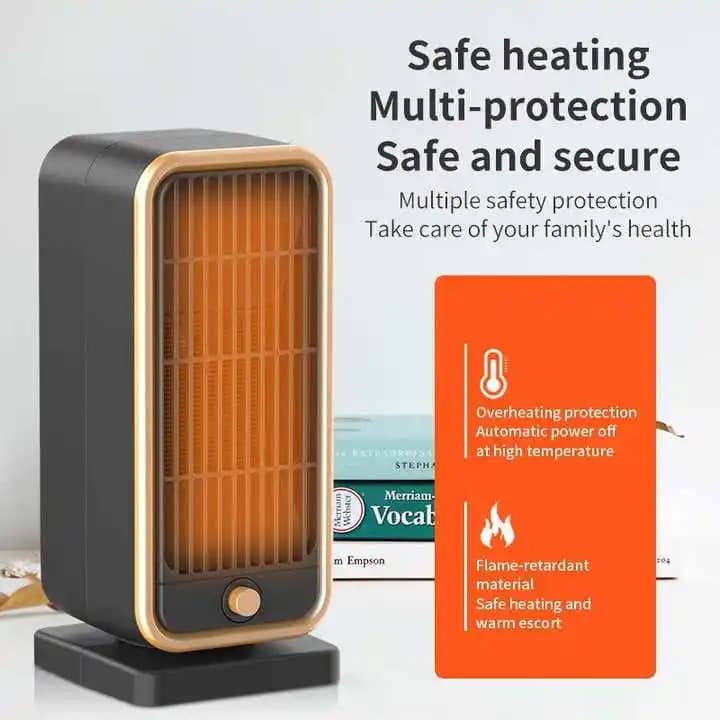 The New Lightweight Portable Heater Vertical Home Electric Heater Electric Heater One Key to Make Warm Three Seconds to Heat up 4