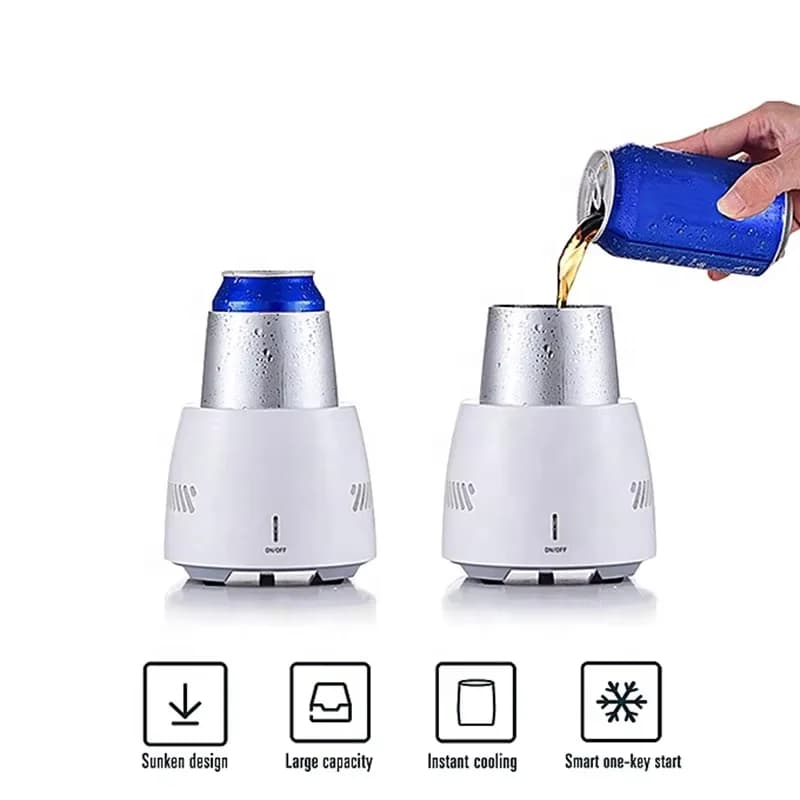 Desktop Refrigeration Cup New Home Fast Cold Drink Machine Car Chiller Dormitory Cooling Cup 7