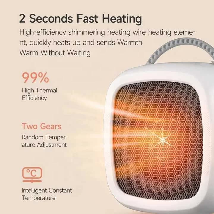 Home Desktop Intelligent Temperature Control Warmer Winter Essential Supplies Winter Warmer Portable Heater 5