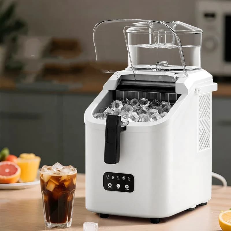 Square Ice Cube Ice Maker Small Ice Coffee Mate Home Solid Automatic Dormitory Mini Cube Simple Operation 2