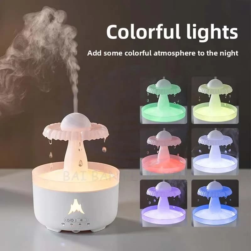 New Raindrop Aromatherapy Diffuser Home Use Large Mist Volume Desktop Humidifier Creative Aromatherapy Diffuser 7
