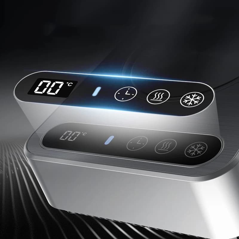Desktop Electric Drink Cooling Heating Pad with LED Display Fast Beverage Chiller Heater for Milk Tea Beer Office Home Use 6