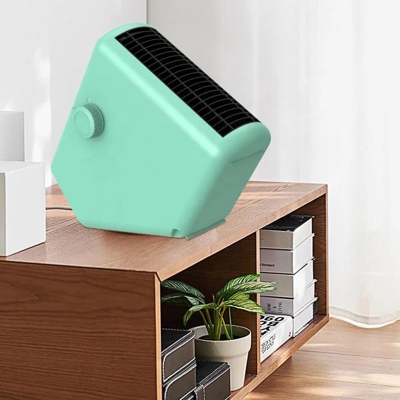 Home Desktop Small Intelligent Temperature Control Heater Office Desktop Cooling Uniform Mini Heater Portable Home Heater 6