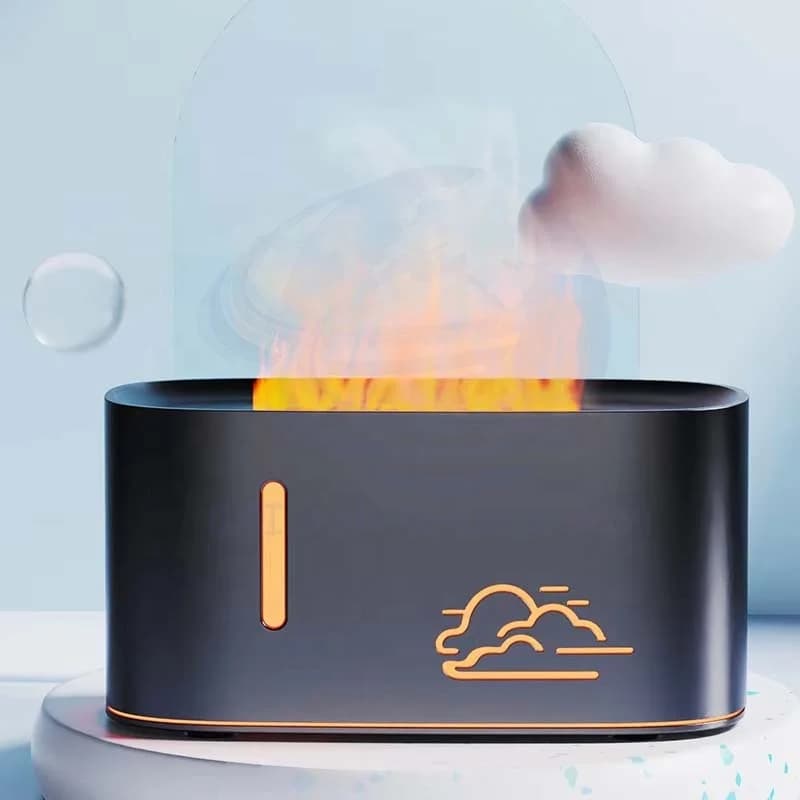 2025 New Creative Colourful Mini Aromatherapy Machine Automatic Spray Usb Aromatherapy Machine Home Flame Humidifier 2