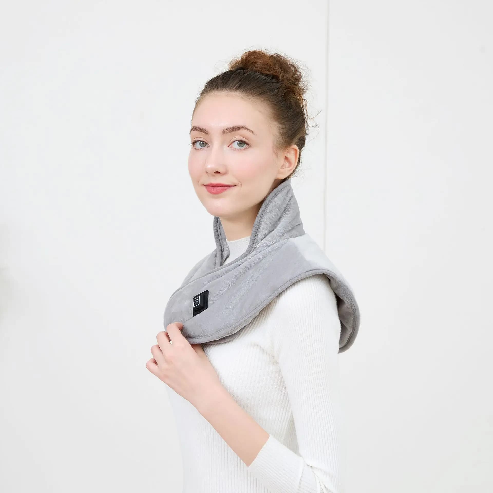 2025 New Arrival USB-Powered Heated Shawl 3-Level Temperature Control Electric Heating Shoulder and Neck Protection Neck Shawl 6