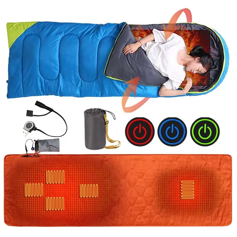 Foldable Storage Electric Blanket Outdoor Camping Electric Blanket Tent Interior Heating Electric Blanket 3