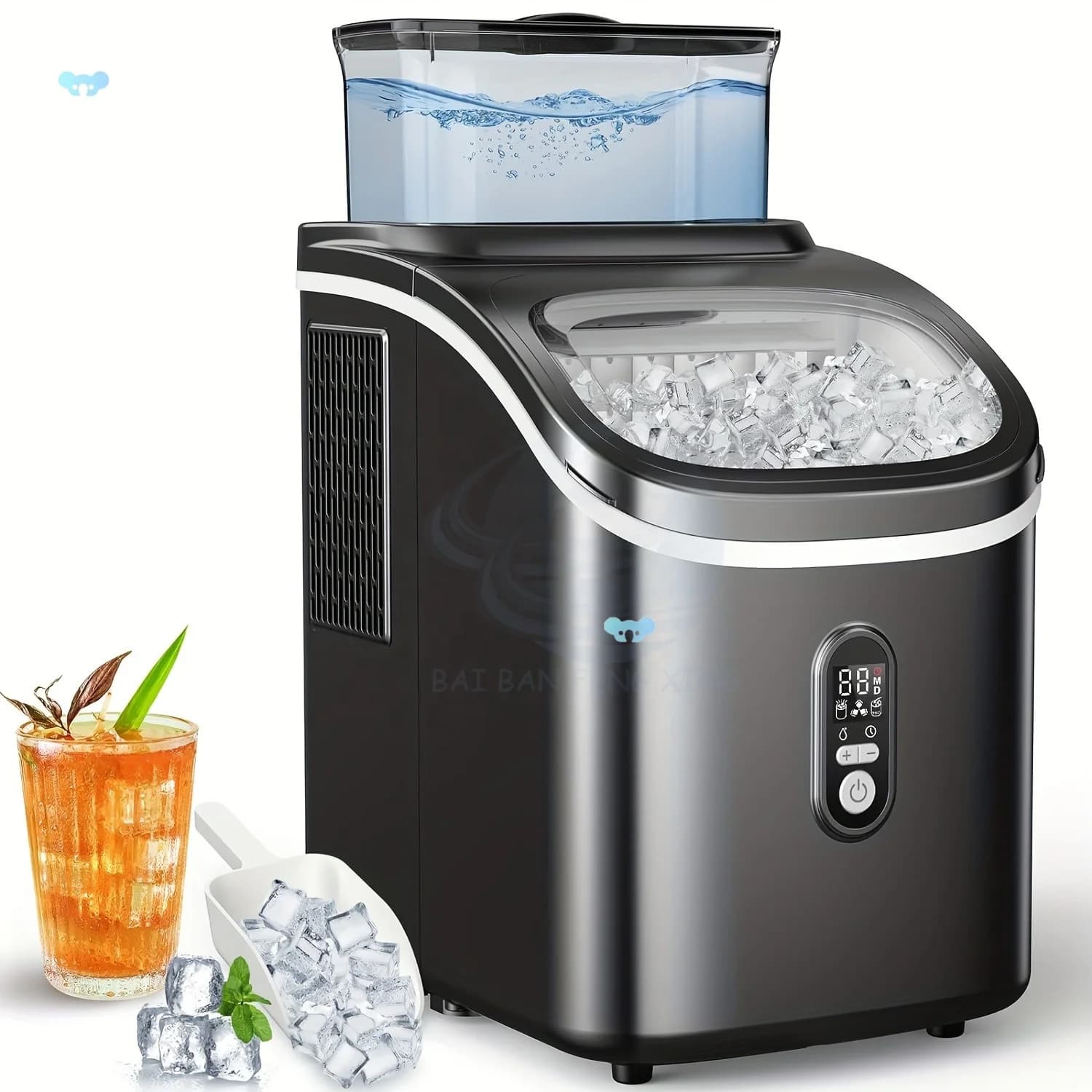 Energy Saving and Power Saving Large Capacity Ice Storage Home Ice Maker Multi-scenario Application Fast Ice Machine 5