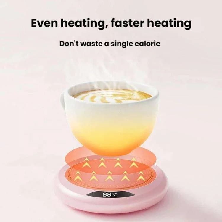 Smart Temperature-Controlled Stainless Steel Cup Warmer Adjustable Base USB Charging 24-36 Hours Thermal Insulation for Home 4