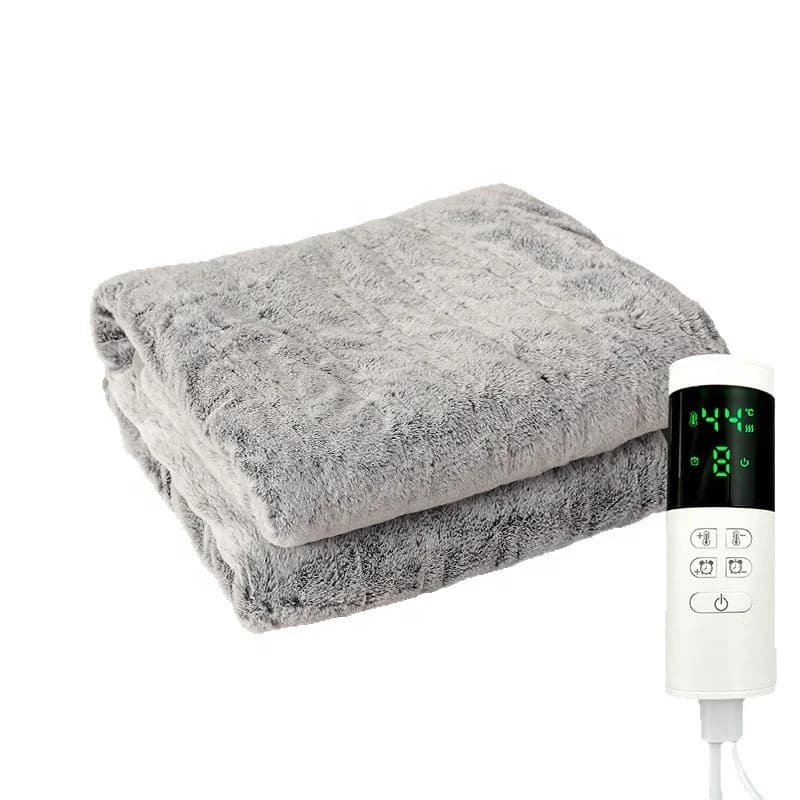 Electric Blanket with Heated Cover Electric Blanket Therapeutic Heating Pad Machine Washable Automatic Shut-Off Warming Blanket