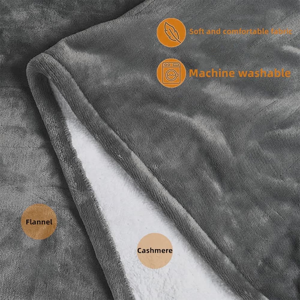 Rechargeable USB Outdoor Blanket with Heating Function Office Heated Blanket for Washing Electric Blanket with Heating Function 2