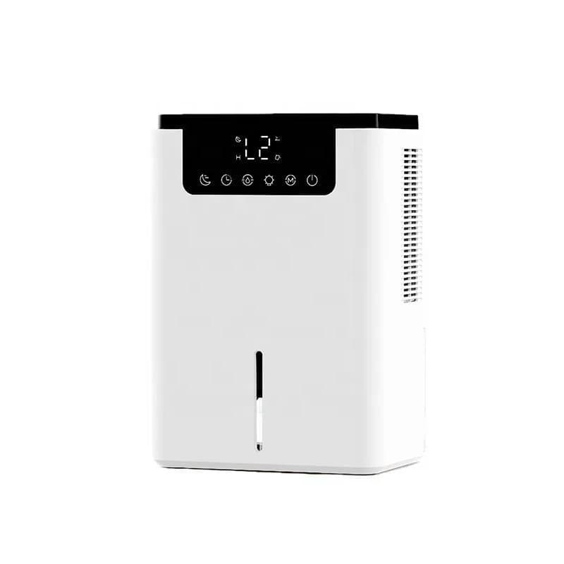 High-Performance Portable Dehumidifier with LED Display Water Level Indicator Auto Shut-Off Quiet Moisture Remover for Small 7