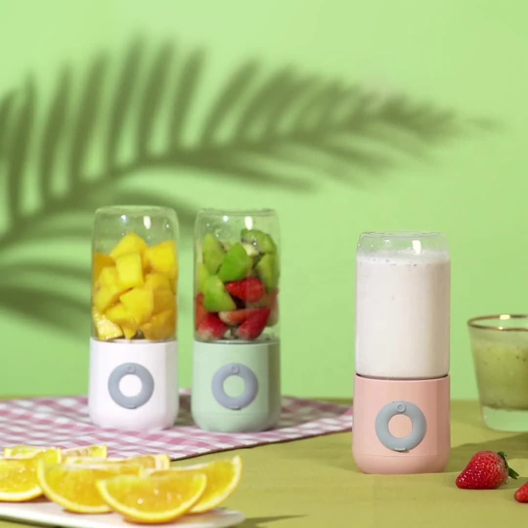 Portable Small Mini Juicing Cup Multi-function Usb Rechargeable Mini Juice Cup Easy Operation Double Click Start Juicer 2