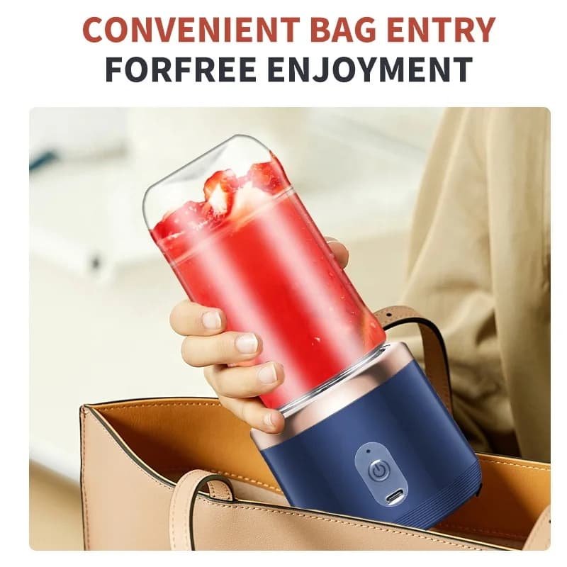 Compact Lightweight Easy to Carry Juicing Cup Portable Home Charging Small Juice Cup Student Automatic Multi-function Juicer 6