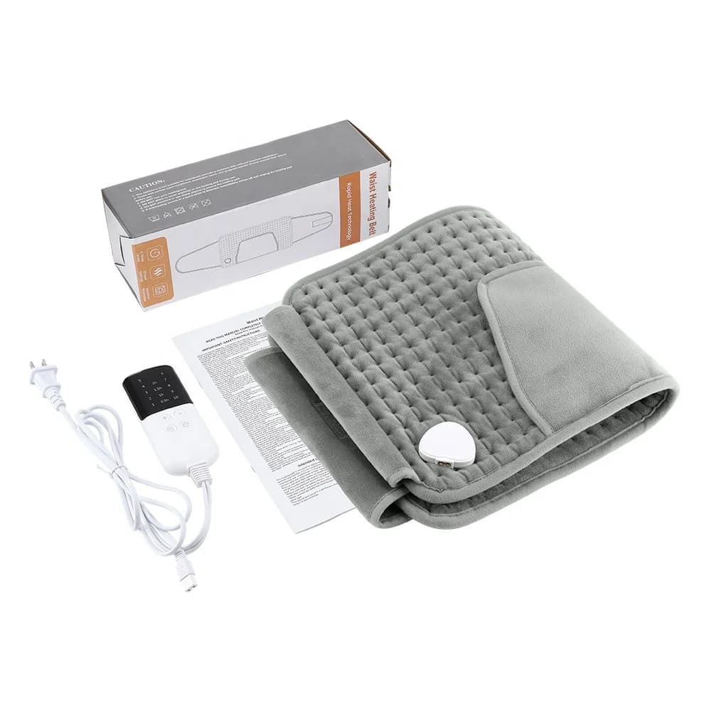 New-style Lumbar Support Belt with Upgraded Pocket Heated Seat Cushion Waist Cincher Heating Pad Therapeutic Electric Blanket 7