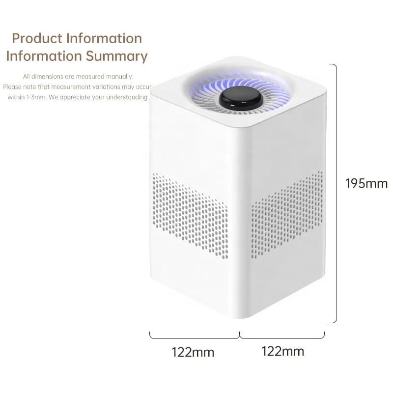 USB air Purifier with Negative Ions a Home air Purifier for Removing Formaldehyde and Odors with an Indoor Odor Remover Function 6