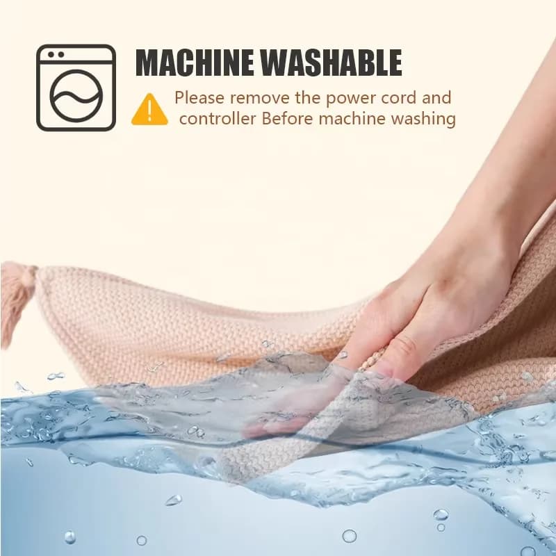 Electric Heated Warming Shawl Blanket Smart Heating Blanket Warming Cover Blanket USB-Powered Home Warming Cape 6