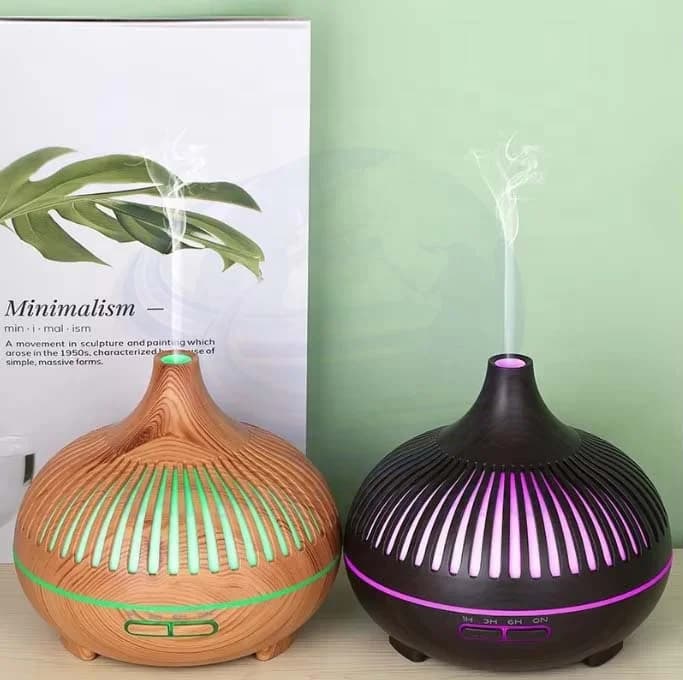 Wood Grain Aromatherapy Diffuser Ultrasonic Humidifier Small Humidifier for Bedroom Smart Aromatherapy Diffuser 4
