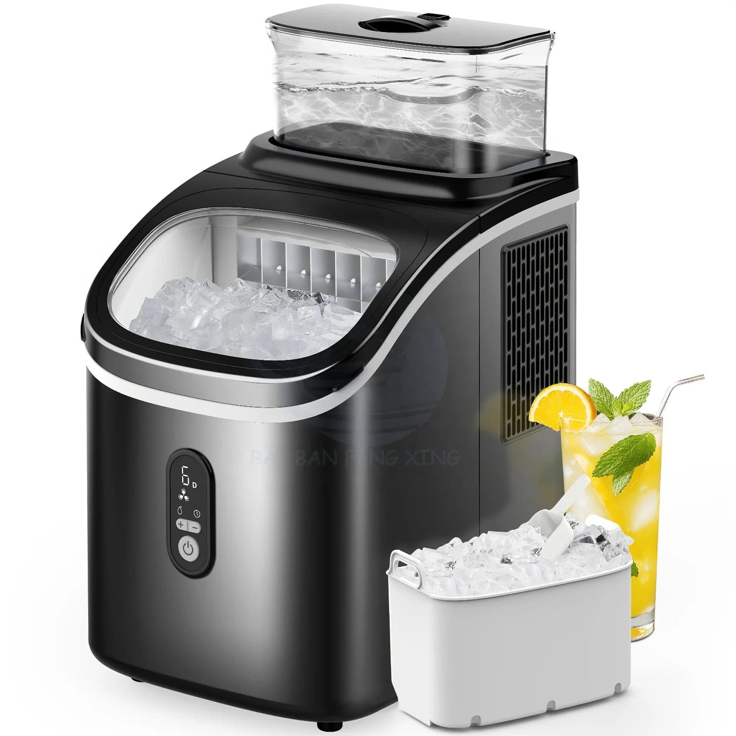 Energy Saving and Power Saving Large Capacity Ice Storage Home Ice Maker Multi-scenario Application Fast Ice Machine 4