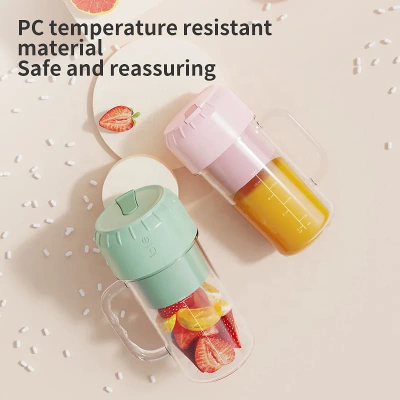New Simple Design Juicer Portable Charging Small Juice Cup Student Household Multifunction Juice Machine Operation Simple Juicer 5