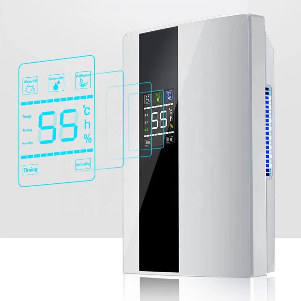 Smart Electric Dehumidifier with Multiple Working Modes Sleep Timer Function Adjustable Speed with Remote Control 3