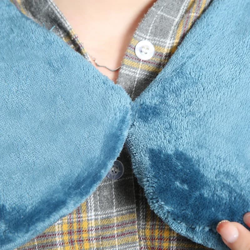 Relief Massaging Heat Wrap Two-in-One Heating Pad Massage Shawl Electric Blanket with Temperature Control 4