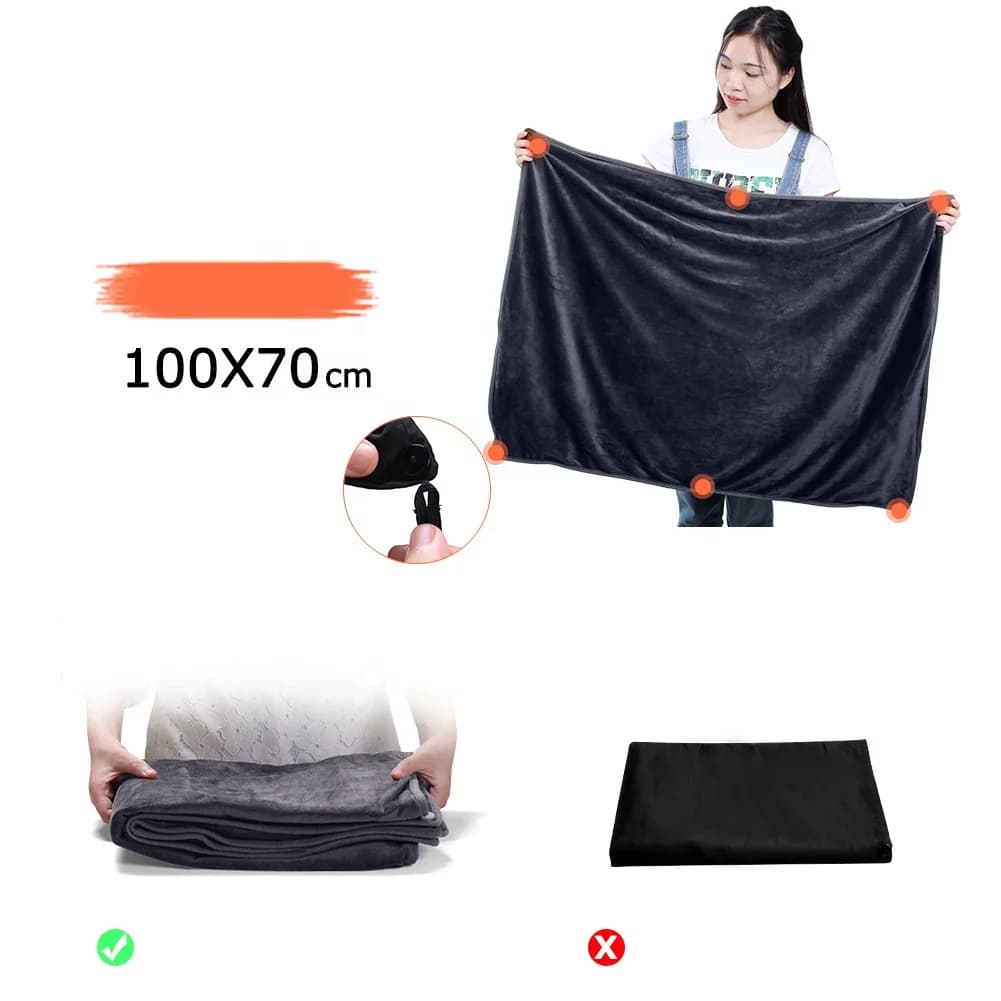 Electric Blanket USB Student Dormitory Heater Office Smart Thermostat Heated Warmer Blanket Electric Heated Throw 4
