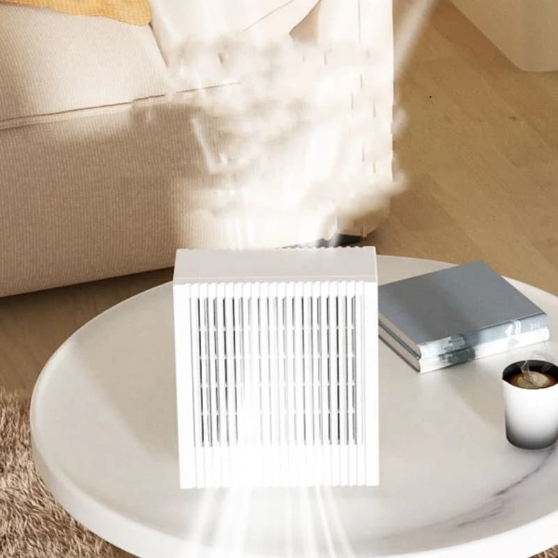 Vertical Slat Air Purifier Silent Ionizer with Multi-directional Vents Energy-Saving Air Freshener for Bedroom Bathroom Toilet 4