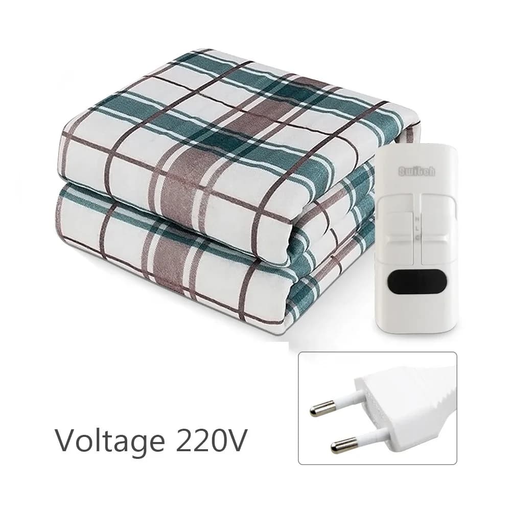 Temperature-controlled Electric Blankets Mattress Pads with Zone-specific Heating Smart Timer-controlled Electric Blankets
