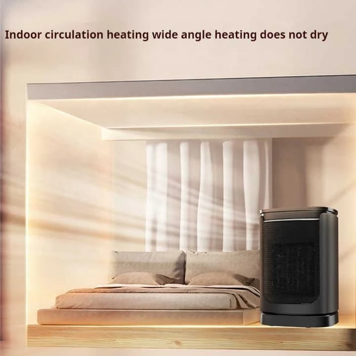 Small Desktop Heater Household Mute Shaking Head Type Heater Home Office Intelligent Power-saving Heaters 6