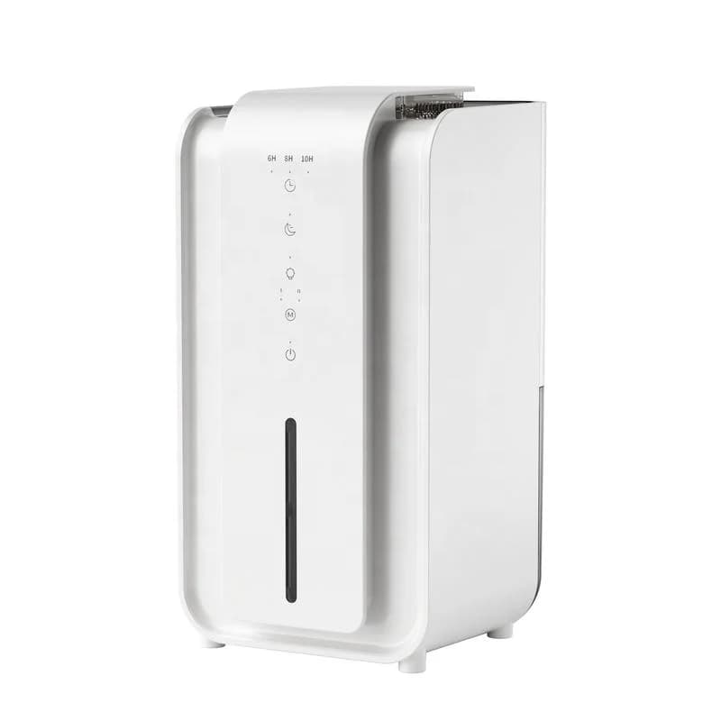 Compact Electric Dehumidifier with Night Light Function Ultra-Quiet Operation for Small Spaces Bathroom RV Moisture Absorption 2